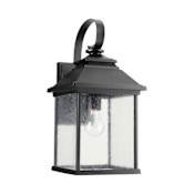 Quorum International Pearson 1 Light Outdoor Wall Sconce Noir