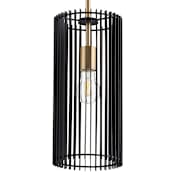 Quorum International Finura 7" Wide Mini Pendant Aged Brass
