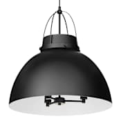 Quorum International Pruitt 3 Light 21" Wide Pendant Matte Black