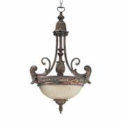 Quorum International Madeleine 3 Light Bowl Shaped Pendant Corsican Gold