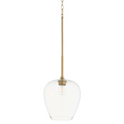 Quorum International Veno 11" Wide Pendant Aged Brass