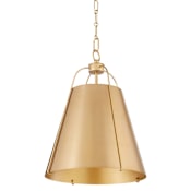 Quorum International Ellen 15" Wide Pendant Aged Brass