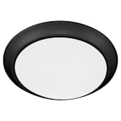 Quorum International 9.5" Wide LED Flush Mount Bowl Ceiling Fixture Matte Black