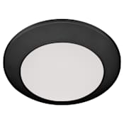 Quorum International 5.75" Wide LED Flush Mount Bowl Ceiling Fixture Matte Black