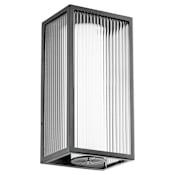 Quorum International Maestro 17" Tall LED Outdoor Wall Sconce Noir