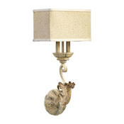 Quorum International Florence 2 Light Wall Sconce Persian White
