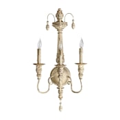 Quorum International Salento 3 Light Wall Sconce Persian White