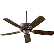 Quorum International Chateaux 52" 5 Blade Indoor Ceiling Fan Oiled Bronze
