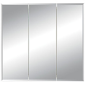 Rangaire Horizon 35-3/4" x 28-3/16" Frameless Triple Door Medicine Cabinet N/A