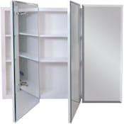 Rangaire Horizon 29-11/16" x 28-3/16" Frameless Triple Door Medicine Cabinet N/A