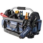 Raptor Tools 19" Open Tote Tool Bag with Shoulder Strap Blue / Black