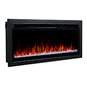 Real Flame Smart Landscape 42 Inch Wide 5,100 BTU Vent Free Smart Electric Fireplace Wall-Mounted or Insert Black