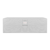 Real Flame Baltic Rectangle Fire Table Protective Cover Light Gray