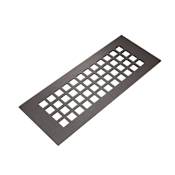 Reggio Registers Grid 8" x 14" Steel Floor / Wall Grille with Mounting Holes Oil Rubbed Bronze Steel