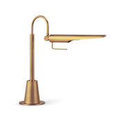 Regina Andrew Raven 26" Tall Gooseneck Table Lamp Natural Brass