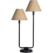 Regina Andrew Polly 2 Light 30" Tall Accent Table Lamp Blackened Brass
