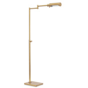 Regina Andrew Noble 58" Tall Swing Arm Floor Lamp Natural Brass