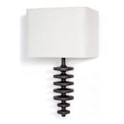 Regina Andrew Fishbone 21" Tall Wall Sconce Ebony