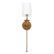 Regina Andrew Clove 27" Tall Wall Sconce Antique Gold Leaf