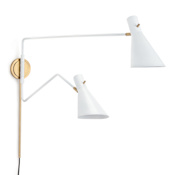 Regina Andrew Spyder 2 Light 20" Tall Wall Sconce White