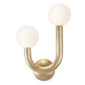 Regina Andrew Happy 2 Light 17" Tall LED Wall Sconce Natural Brass