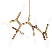 Regina Andrew Traveler 13 Light 49" Wide LED Chandelier Natural Brass