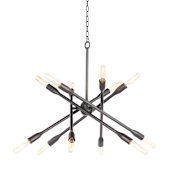 Regina Andrew Cobra 12 Light 31" Wide Sputnik Chandelier Oil Rubbed Bronze
