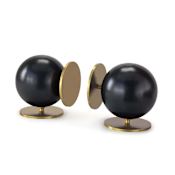 Regina Andrew Grant 6.75" Wide Bookends Blackened Brass