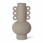 Regina Andrew Chandra 9.5" Wide Metal Vase Brown