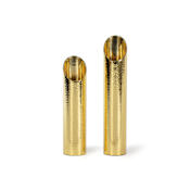 Regina Andrew Elio 2.25" Wide Vase - Set of 2 Polished Brass