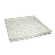Regina Andrew Coastal Chic 20" Wide Small Montara Bone Tray White
