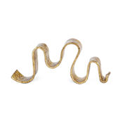 Regina Andrew Modern Glamour 12.5" Wide Small Wave Sculpture Gold Leaf