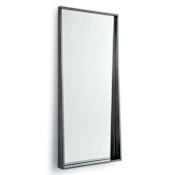 Regina Andrew Gunner 28"W x 60"H Rectangular Flat Stainless Steel Framed Accent Mirror Blackened Steel