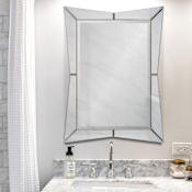 Ren Wil Merritt 24" W x 32" H Rectangular Glass Framed Bathroom Wall Mirror N/A