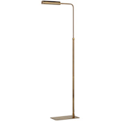 Ren Wil Kane 60" Tall Swing Arm Floor Lamp Plated Dark Antique Brushed Brass