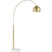 Ren Wil Daleela 78" Tall Arc Floor Lamp Brushed Gold