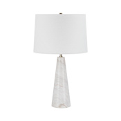 Ren Wil Vevey 25" Tall LED Buffet Table Lamp Honed White