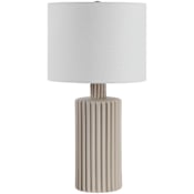Ren Wil Lina 25" Tall Buffet Table Lamp Beige
