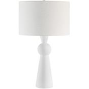 Ren Wil Petra 26" Tall Vase Table Lamp Textured Off-White