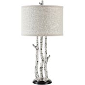 Ren Wil Naousa 30" Tall Buffet Table Lamp White Wash