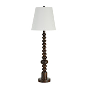 Ren Wil Famar 37" Tall Table Lamp Black Marble