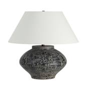 Ren Wil Patina 21" Tall Table Lamp Charcoal / Beige