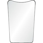 Ren Wil Nashua 24" W x 36" H Rectangular Accent Mirror Matte Black