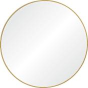 Ren Wil Alegre 30" Diameter Circular Accent Mirror Gold