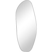 Ren Wil Enina 25-1/2"W x 65"H Specialty Flat Iron Framed Accent Mirror Matte Black