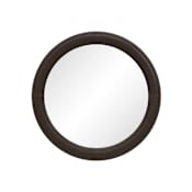 Ren Wil Porto 45" Wide x 45" High Accent Mirror Dark Brown
