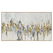 Ren Wil Kobi 40" x 70" Abstract Painting On Canvas with Polystyrene Frame Textured