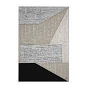 Ren Wil Torii 72" x 48" Frameless Abstract Painting Grey