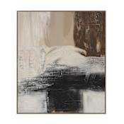 Ren Wil Cane 60" Wide Canvas Wall Art Taupe / Brown / Black