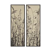 Ren Wil Karolina 15" Wide Canvas Wall Art Black / Taupe